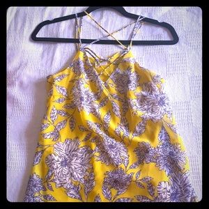 Yellow Flower Tank